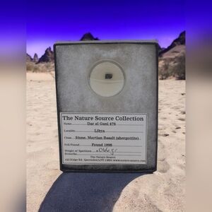 Martian Basalt Stone Meteorite shergottite .066 Dar al Gani 476 Libya